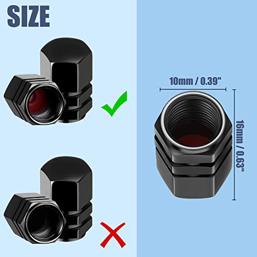 Tallew TALLEW-CAPS-0295 50 Pcs Tire Valve Stem Caps Hexagon Tire Valve Caps thumb #2