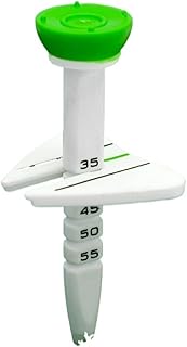 JTKSSCS Tees De Golf 10 Piezas de Soportes de plástico for Pelotas de Golf, versátiles, con Altura Ajustable, Accesorios for golfistas(Green)