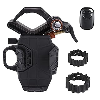 Celestron – NexYZ DX Kit – 3-Axis Universal Smartphone Adapter – Digiscoping Smartphone Adapter – Bluetooth Shutter Release Remote – Capture Images and Video Through Your Telescope or Spotting Scope