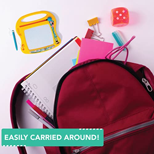 Spongebob Squarepants Magnetic Board For Kids, Erasable Toddler Drawing Pad, Magic Sketcher, Sketch & Doodle Travel Toy, Orange #TOP4