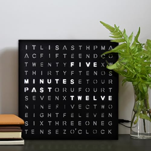 Reloj de pared electrónico con brillo regulable que evita la fatiga visual nocturna 2