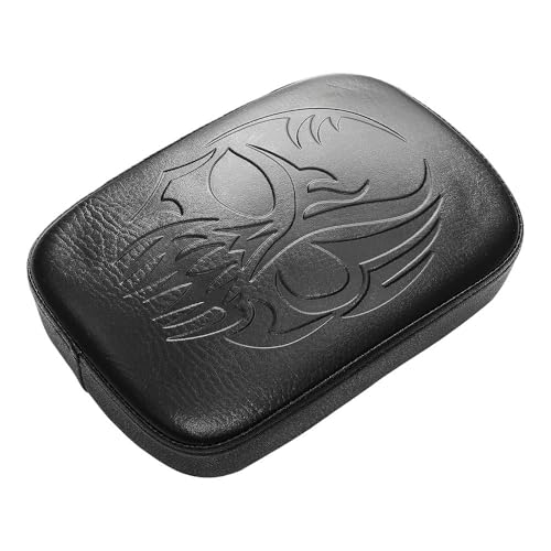 Asiento de pasajero con 8 ventosas antideslizantes para moto Sportster y Softail touring