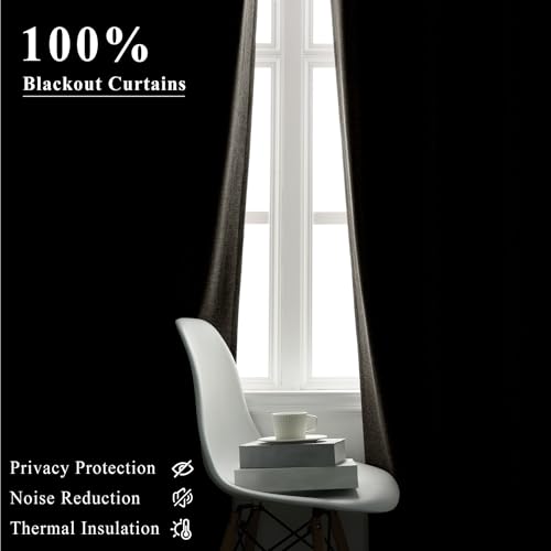 Cortinas plisadas de lino suave de lujo, opacidad total para ventanales de patio 6