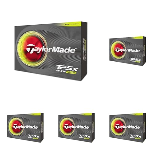 �e�[���[���C�h(TAYLOR MADE) TM26 TP5x YLW JPN dz �e�B�[�s�[�t�@�C�u �G�b�N�X �C�G���[ �S���t�{�[�� 2026�N���f�� �C�G���[ (× 5)