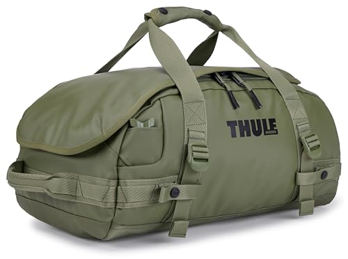 Image of Thule Chasm 30L Duffel - Wide Opening for Easy Packing - Converts to Backpack - Internal mesh Pockets - Padded Bottom - Lockable Zippers - 100% Recycled Fabric, Webbing and mesh