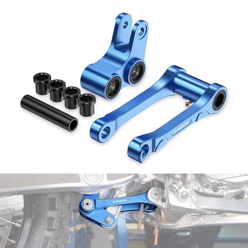 Maillon d'abaissement moto résout le problème de hauteur de selle sur Yamaha YZ