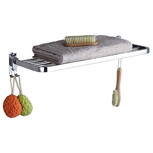 Rack de serviettes à plusieurs couches mural pour optimiser le rangement de salle de bain
