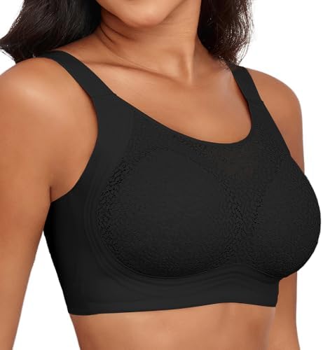 Lace Women's Seamless No Underwire Bra Soft Wireless Comfort Bralettes Full Coverage Bralette Everyday T-Shirt Bra