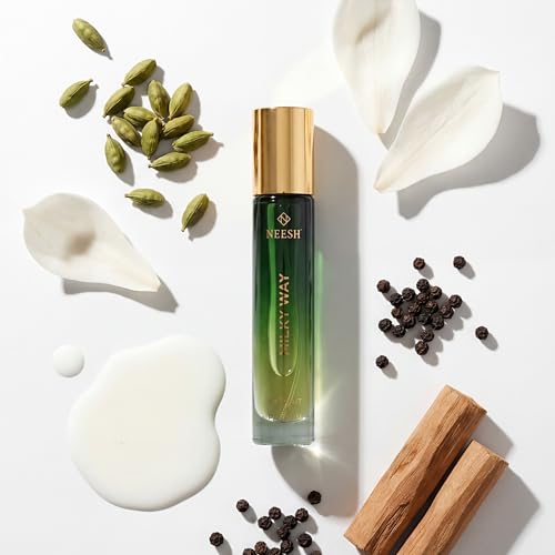 Image of NEESH Milky Way Extrait de Parfum for Men 15 ml | Mens Perfume Luxury | Luxury Perfumes | Long Lasting Mens Perfume With Gourmand Woody Fragrance & Coconut, Cardamom, Amber & Sandalwood
