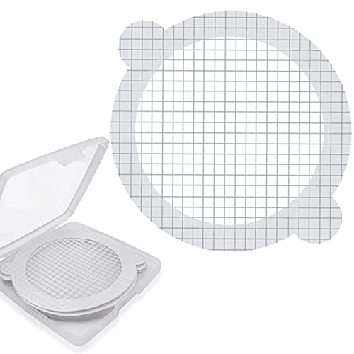 Lot de 30 autocollants jetables en maille avec boîte de rangement, attrape-cheveux pour douche, baignoire, lavabo, bonde de douche Cover