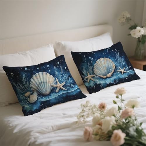 Housse de coussin 40x60 imperméable anti tache pour canapé de terrasse