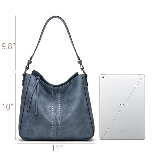Image of Montana West Hobo Bags for Women Top Handle Satchel Shoulder Purse Bucket Handbag
