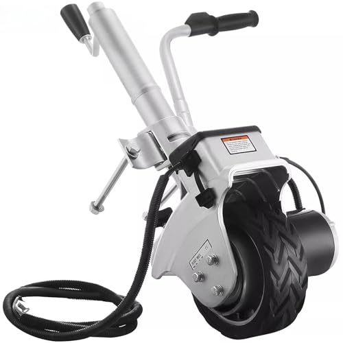Roue Jockey électrique, Chariot De Remorque électrique, Charge Max De 2268kg, Déplacement De remorque, 12V/350W, Bateau De remorque De Manœuvre De Déménageur