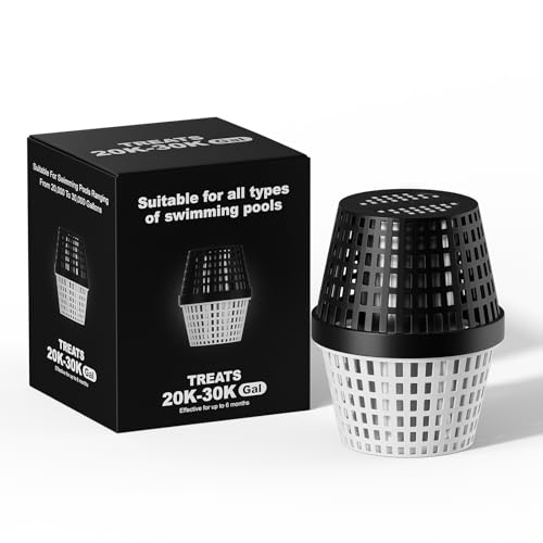 faasiu Pool Cartridge 20K-30k Gallons for Above Ground and In Ground Swimming Pools (Black and White)