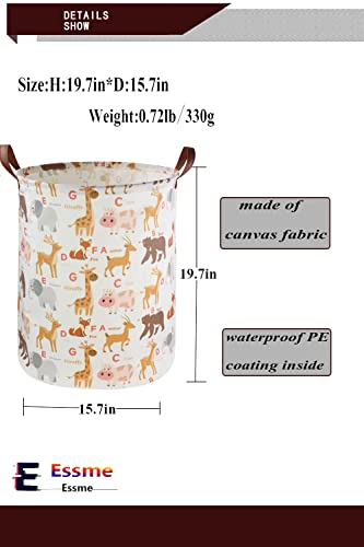 Essme Baby Laundry Basket,Kids Laundry Hamper For Baby Room Decor,Nursery Hamper, Animal Basket,Gift Baskets,Home Organizer(Animals) #TOP4