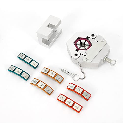 Hydraulic Hose Crimper, 71550 Ac Fuel Hose Crimper Crimping Tool Automotive Air Conditioning Hose Fitting Repair With 3 Die Set #TOP1