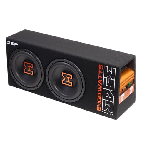 EDGE 12 inch Twin Bass Enclosure with Amplifier & DSP