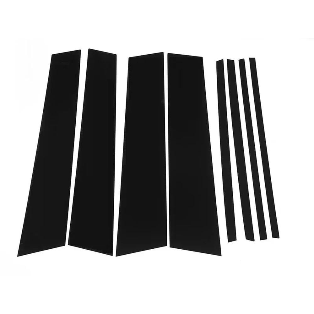Bertdcx One Color Car Window Trim Cover Bc Column Sticker Polished Pillar Posts For Patrol 2012-2020 Auto Parts
