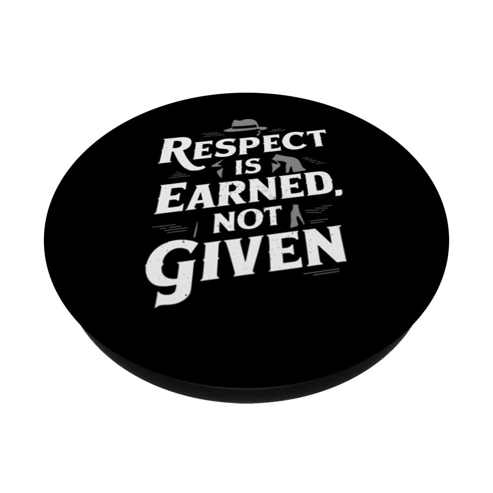Gangster Style Mafia Lifestyle Organized Crime Family PopSockets Swappable PopGrip, Black - Image 2