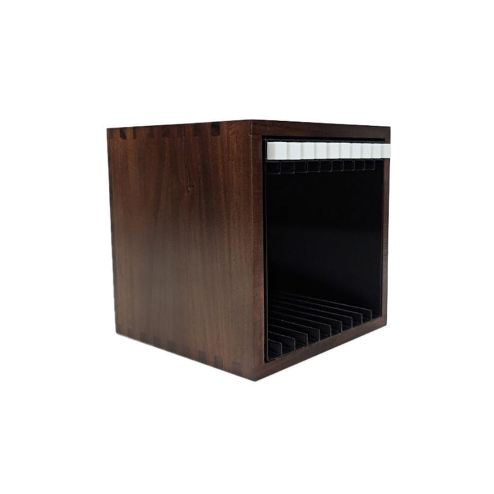 CHENGAIJIAN Cd Rack Pop-up Vintage CD Record Rack Home Wooden Album Shelf