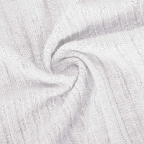 Womens Fashion Sweater Long Sleeve Ribbed Knit Pullover Teen Girls Y2K Crop Top Casual V Neck Basic Layering Tunic Tops4