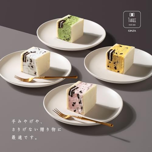 銀座クッキークリームサンド 4個セット(オリジナルクリーム、抹茶クリーム、イチゴクリーム、マンゴークリーム)