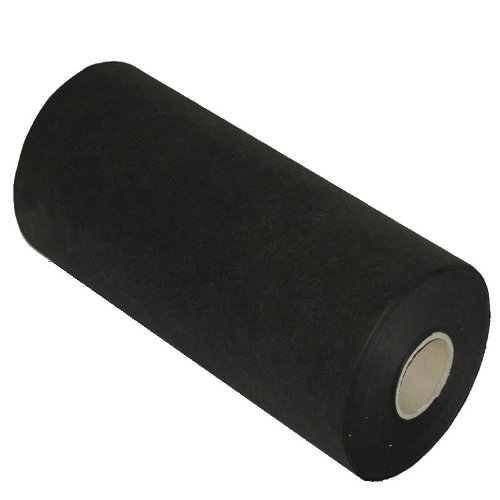 QVS Shop 100 m x 1 m - 50gsm mauvaises herbes en plus 100 x 6 pinces de fixation en plastique