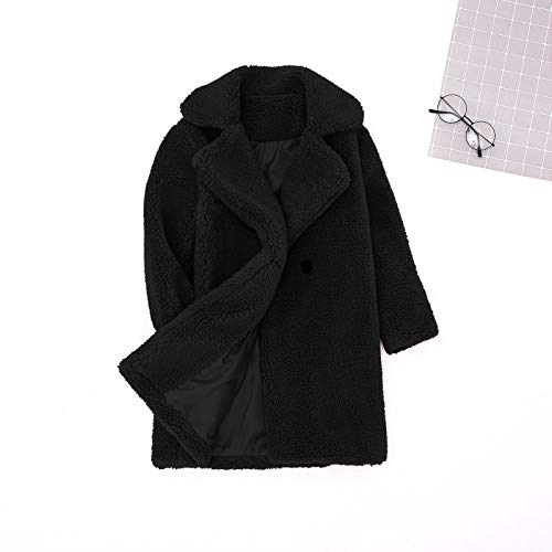 Girls Sweaters Toddler Kids Open Front Button Down Knit Clothes Knitted Sweater Cardigan Coat Tops 12M-8Years (Black-03#, 5-6 Years)4