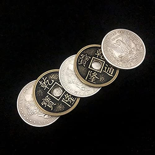 SUMAG Made in China Magic Tricks Silver Brass Coin Appear Vanish Transform Magic Magician Close Up Illusions Gimmick Props Mentalism
