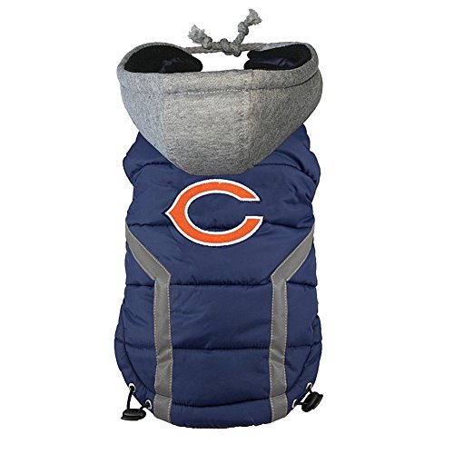 Little Earth NFL Chicago Bears Dog Puffer Vest