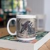 McMug - Alien with It's Morning Coffee - Funny Sci-Fi Horror, Xenomorph Mug, Ceramic, 11fl.oz. #1