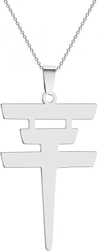 MIELEU Anhänger Halskette Geometrische Halsketten Anhänger Minimalistischer Modeschmuck Tokio Hotel Halskette Femme Halloween Party Schmuck Geschenk