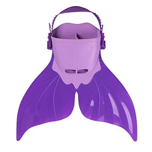 image for FAROOT Swim Fins for Kids and Adults, Monolithic Mermaid Tail Fins Mon