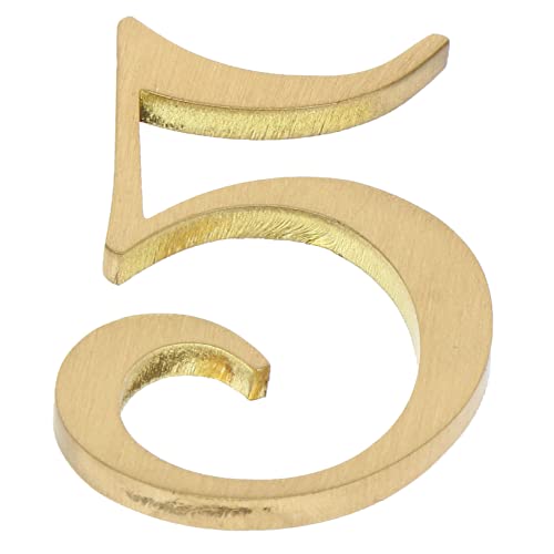 Tofficu 1pezzi Civico in Rame Numero Della Postale Numero Civico e Ufficio Decorazioni Per Auto Qualità