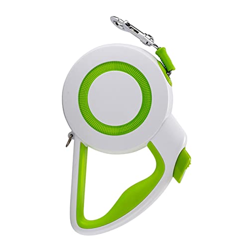GALPADA Outdoor Retractable Dog Leash Traction Rope Durable Portable Safety Leash for Dogs Up to Easy to Use with Flat Non Curl Design for Outdoor Activities