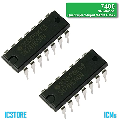 ICSTORE 74HC00N Quad 2-input NAND Gate - Pack of 2 - Image 3