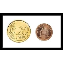 MAGIC COIN UNIQUE EURO/UK [VANISHING PENNY] 1p/20cent / EURO AND PENNY TRICK