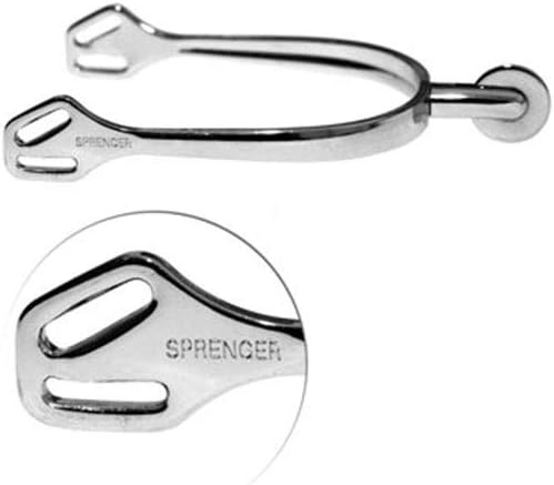 Sprenger - Ultra FIT Stainless Steel Spurs with Big Round Rowel