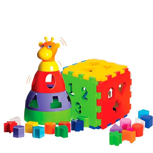 Kit de Brinquedos Educativos Infantil para Bebês 1 Ano Menino e Menina