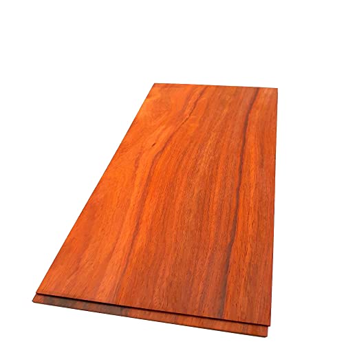 The Hardwood Edge Padauk Hardwood Planks - 2-Pack Padauk Unfinished