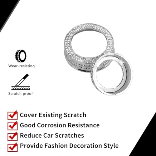 Image of for Ford Explorer Bling Accessories Central Control Drive Mode Switch Knob Cover for Explorer 2020 2021 2022 2023 2024 2025. (Drive Mode Switch Knob Cover)