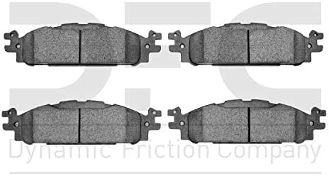 Dynamic Friction Company 3000 Keramik Bremsbeläge – 1310-0888-00 Front Set, Kupferarme Formel Für PKW & Leichte LKW