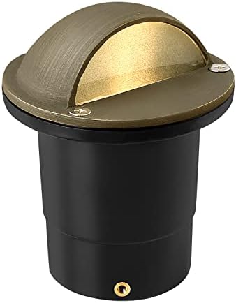Hinkley Hardy Island 16707MZ Eyebrow LED Well Light, Includes Wiring Kit and Anti-Corrosion PVC Burial Sleeve, Matte Bronze