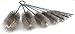 12 Inch Pipe Cleaning Brush Set with Stainless Steel Bristles, 8 Piece Variety Pack | for Auto Parts, Bottles, Guns, Tubes, etc.