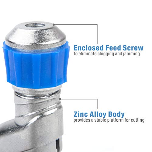 Icrimp Copper Tubing Cutter, 3/16-Inch To 1-1/4-Inch Tube Cutter, For Stainless Steel, Csst Tubing Cutter With 2 Pack Replacement Blades #TOP5