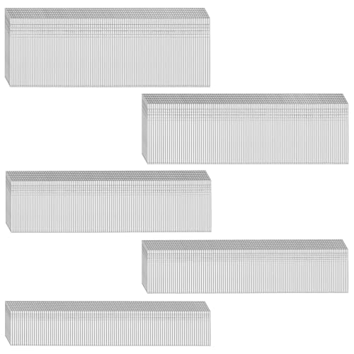 HW HAMWOO 18 Gauge Brad Nails,2",1-3/4",1-1/2",1-1/4",1":5000pcs