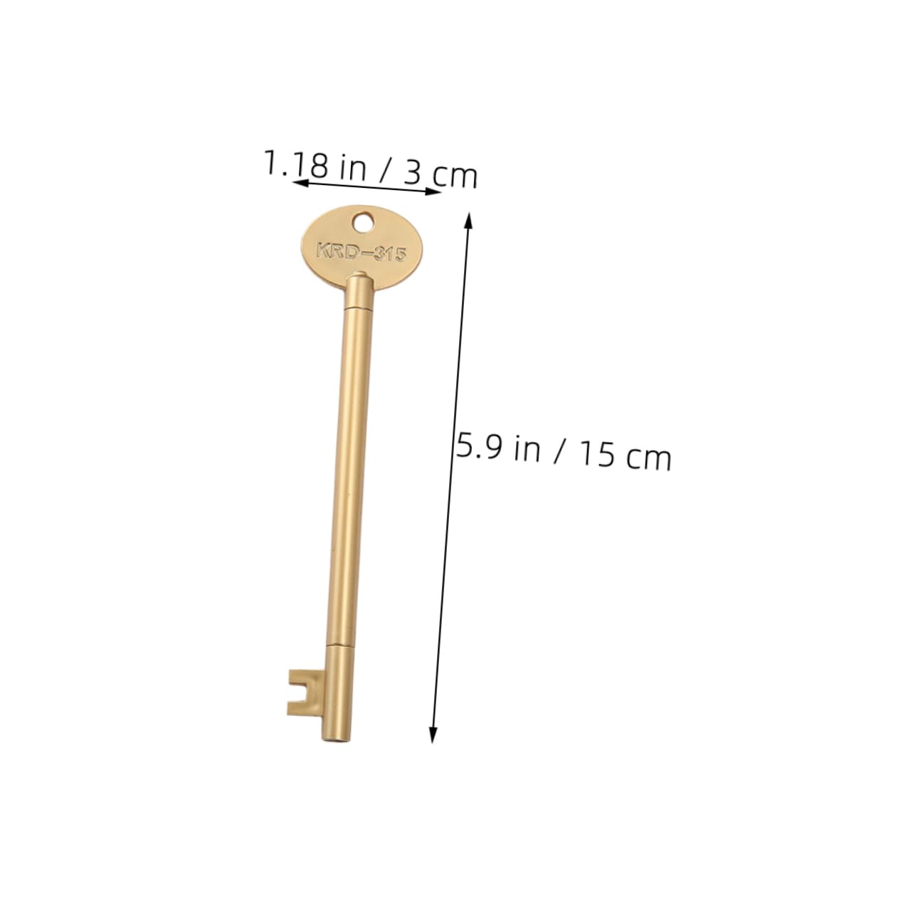 Artibetter 5 Series Bolígrafos Con Forma De Llave Bolígrafos Estacionarios Azul Trabajar Lindos A Granel Herramienta De Escritura Abdominales Golden 12 Piezas X 5