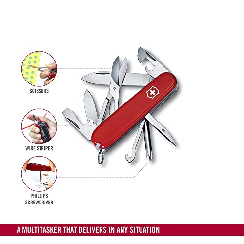Victorinox Super Tinker 1.4703 Schweizer Taschenmesser Anzahl Funktionen 14 14703 Rot Mittelrot. OS – Ansicht 5