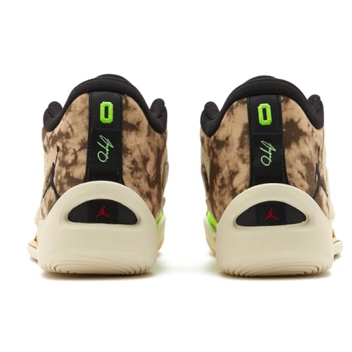 NIKE Jordan Tatum 1 Men's Shoes (DZ3320-200, Fossil/Sesame/Electric Green/Black) Size 11.53