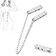 ALMYMM Nippelklemmen Brustwarzen Nipple mit Kette Clamps Sex Klemmen Extra Stark Brust Stimulator Erotik SM BDSM Fetisch Nippelkett Sexspielzeug Für Frauen Männer